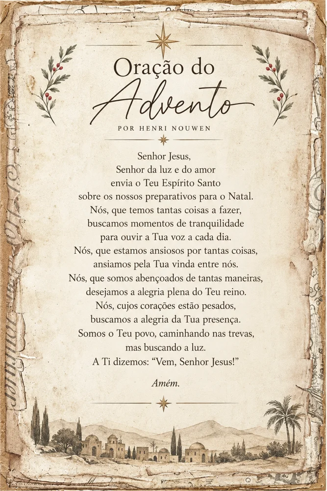 Card Oração do Advento